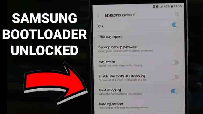 Cara unlock bootloader Samsung