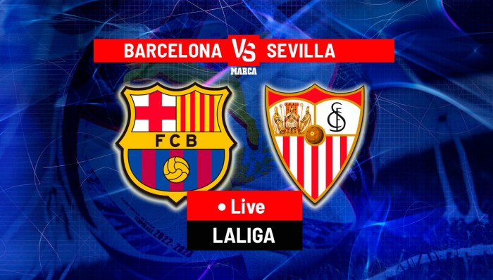Barcelona Sevilla hasil pertandingan
