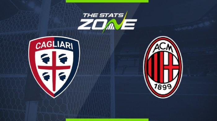 Jadwal Pertandingan Serie A: Milan vs Cagliari