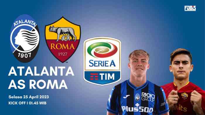 Head to Head Atalanta vs Roma: Duel Sengit Perebutan Poin
