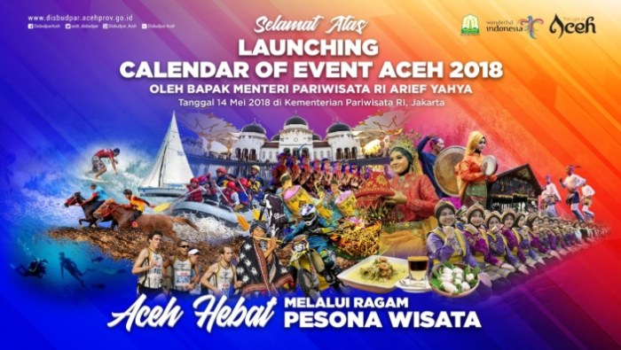 Festival budaya tahunan di Aceh