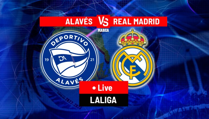 Live streaming Madrid vs Alaves