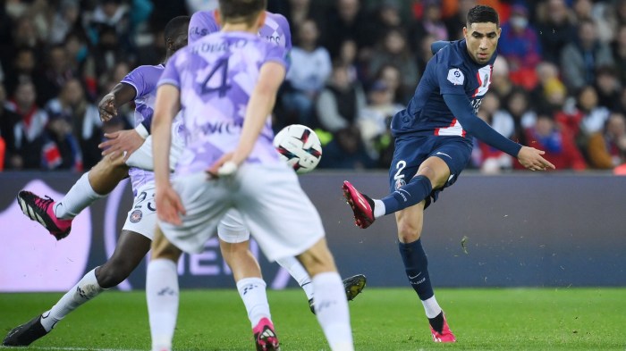 PSG vs Toulouse skor akhir