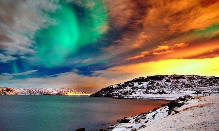 Tempat terbaik melihat aurora di Norwegia