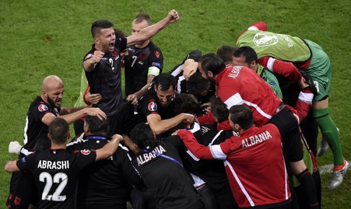 Pemain bintang Albania dalam pertandingan vs Liechtenstein