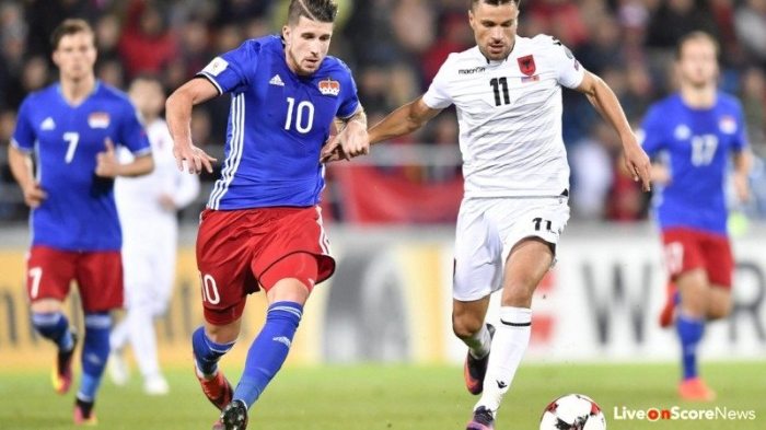 Media Sumbar – Albania Tundukkan Liechtenstein dengan Skor 2-0